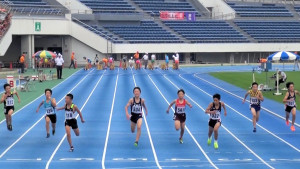 男子６年１００ｍ決勝